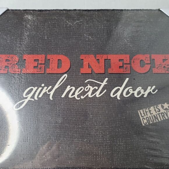 Big Sky Carvers Home Decor Placque Red Neck Girl - Picture 5 of 9